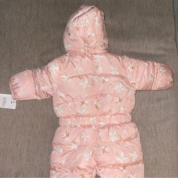 Pink 3/6 Month Baby Snowsuit - Jessica Simpson - Picture 4 of 9